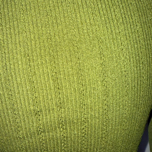 Olive Ribbed Sweater - Picture 3 of 5